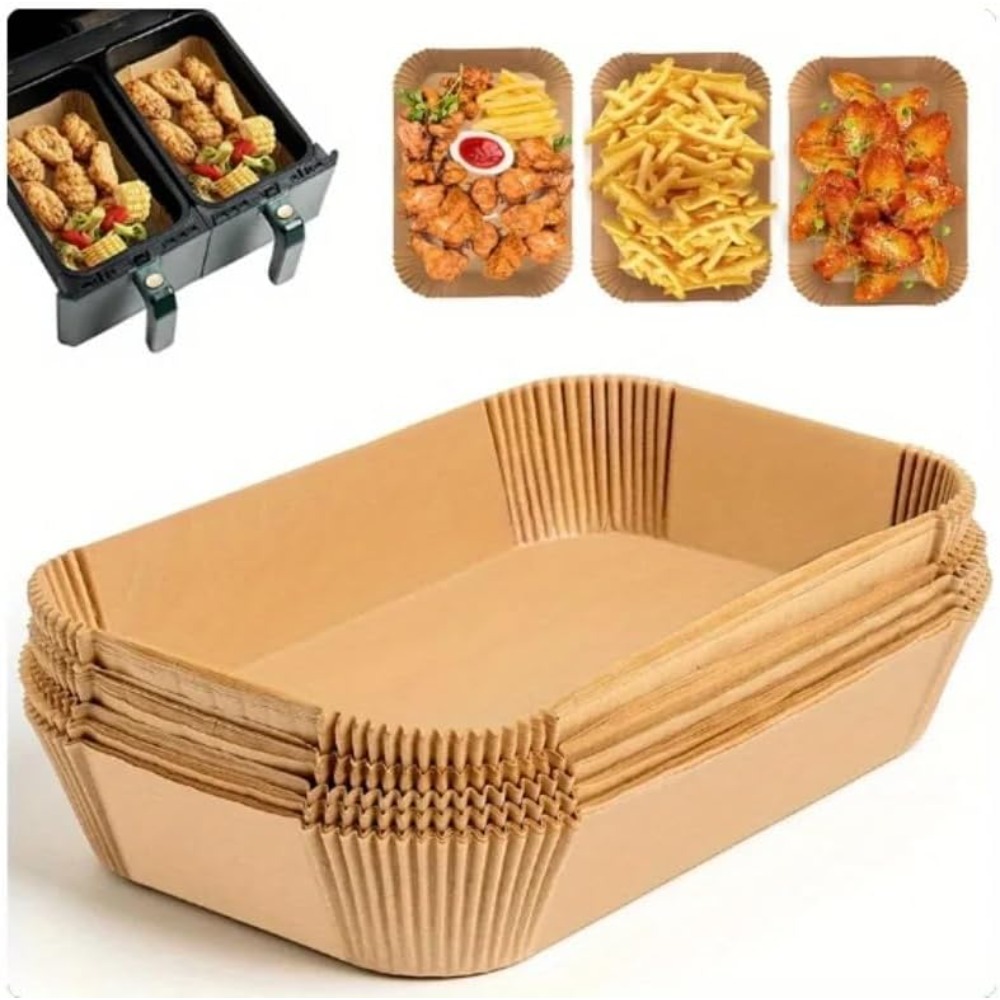 Kitchen Baking Sheets - 50/100 шт. Одноразовые прямоугольные бумажные вкладыши