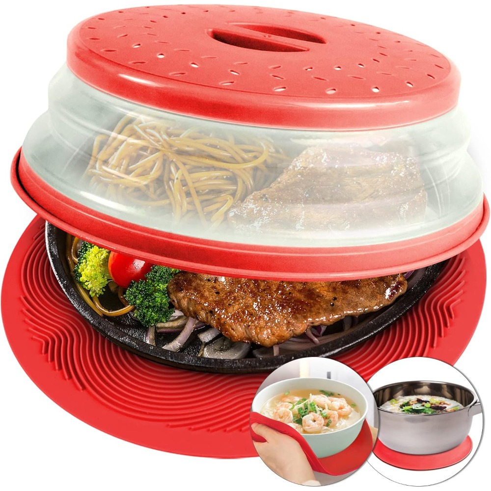 Kitchen Baking Counter - 2 в 1: Крышка-защита от брызг