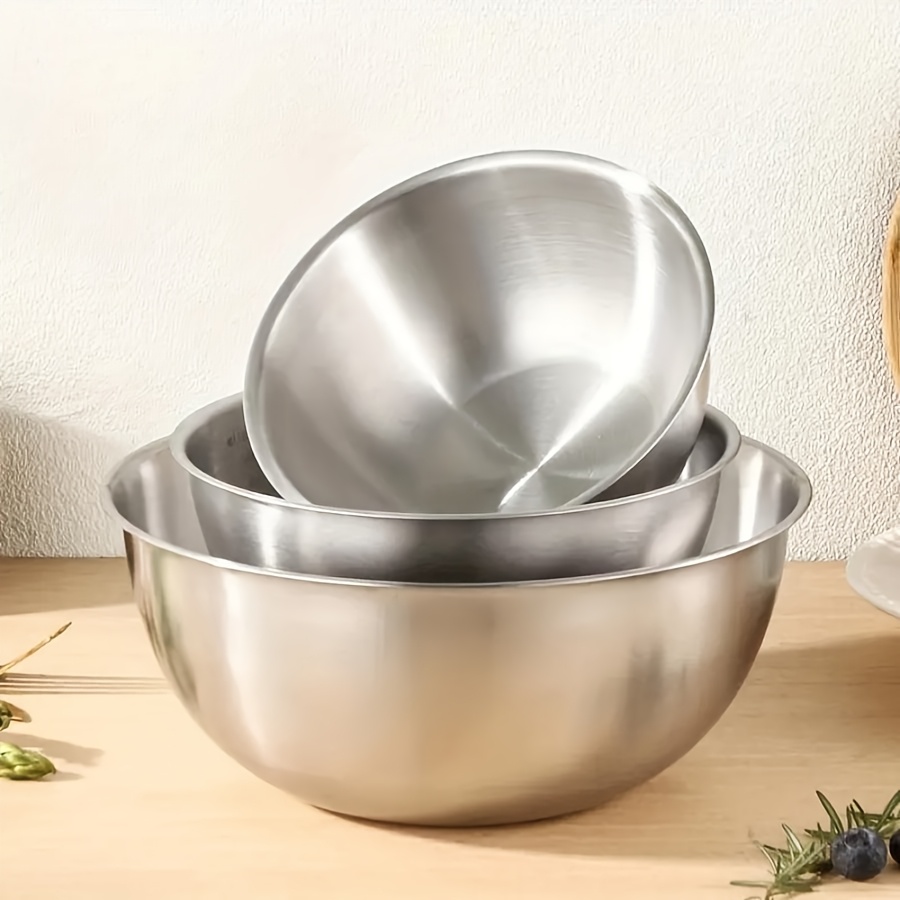 Kitchen Baking Set - Набор из 3-х салатников из нержавеющей