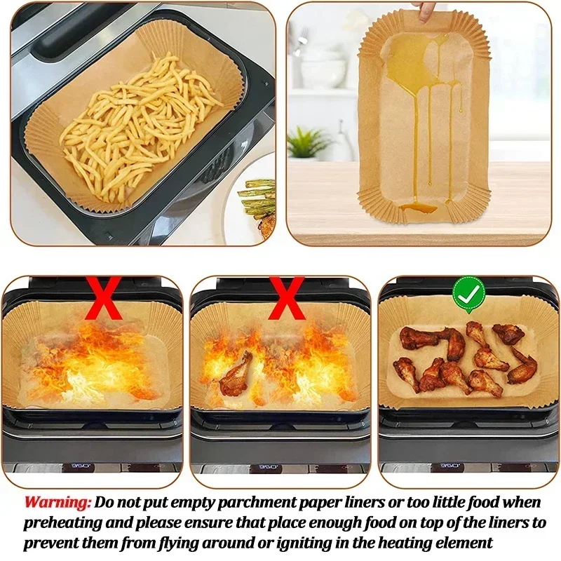 Одноразовая бумага для фритюрн – обзор и цена Kitchen Baking Sheets
