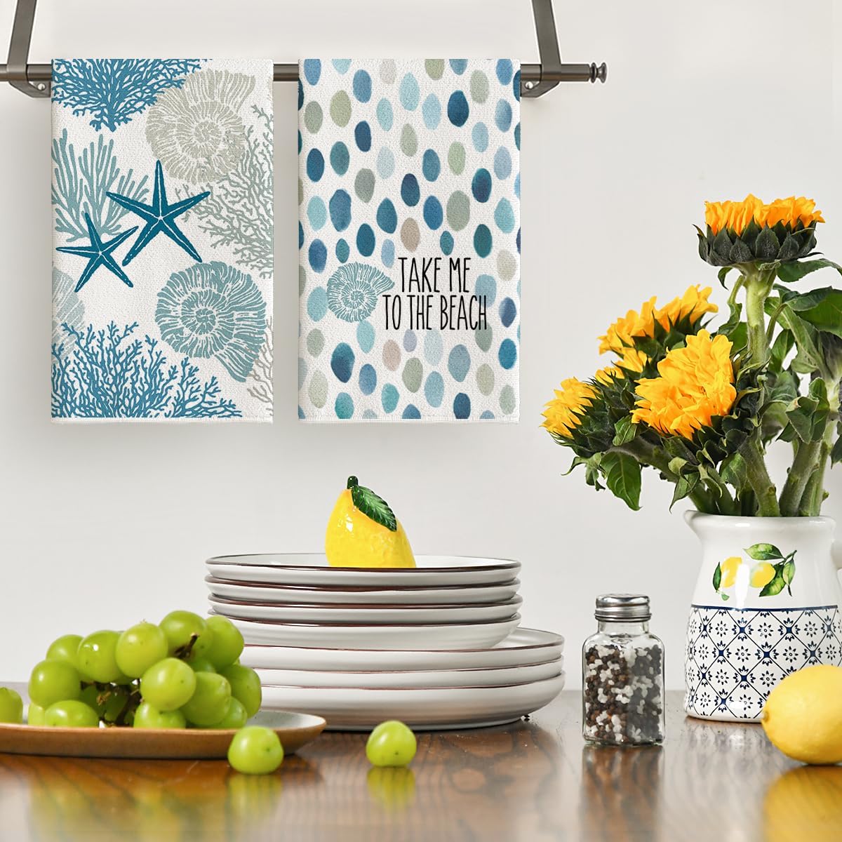 Набор из 4 полосатых кухонных  – обзор и цена Kitchen Baking Cloth