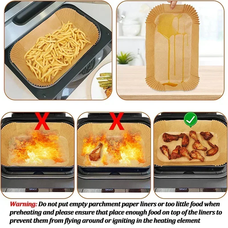Одноразовая бумага для фритюрн – обзор и цена Kitchen Baking Sheets