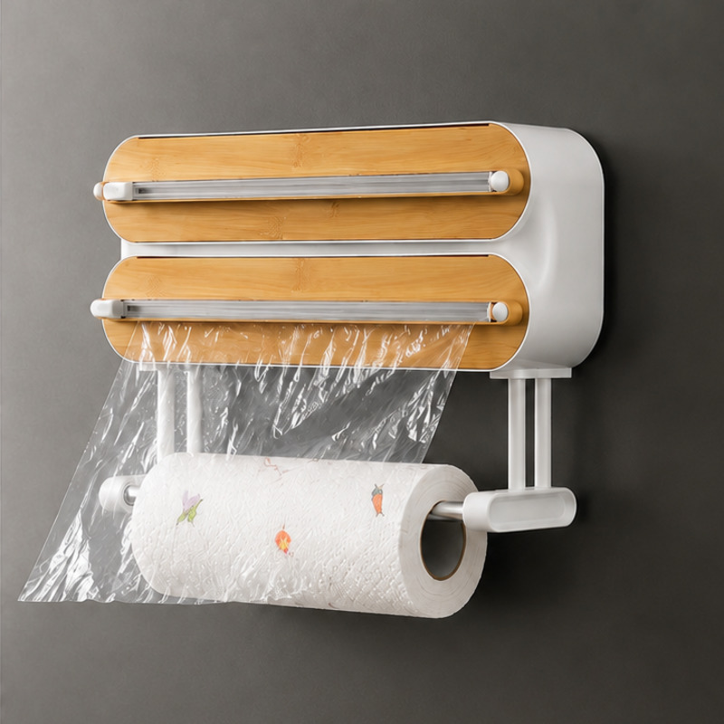 Магнитный диспенсер-резак для  – обзор и цена Kitchen Baking Tray Storage